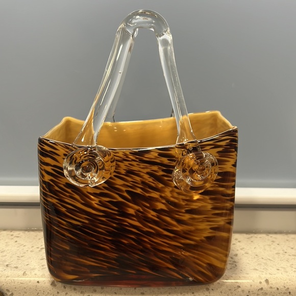 Other - Glass purse vase
